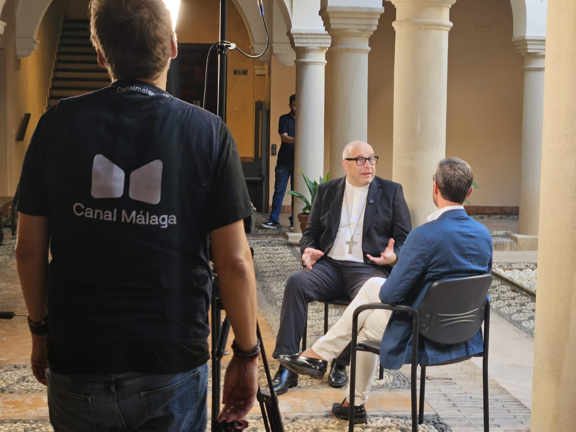 Grabación del programa en Canal Málaga