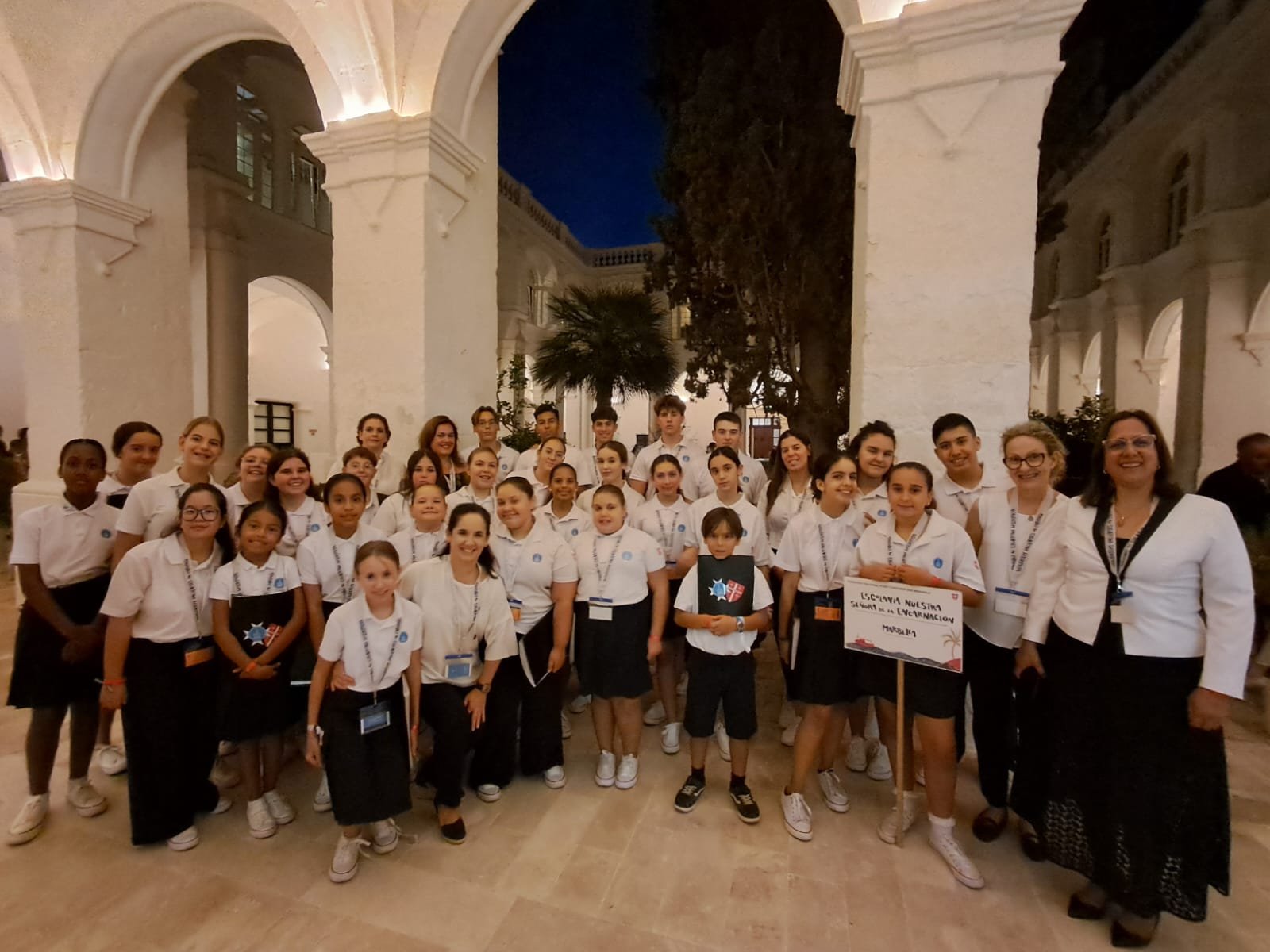 La Escolanía de la parroquia de la Encarnación de Marbella, en el VI Congreso Nacional de Pueri Cantores celebrado en Menorca