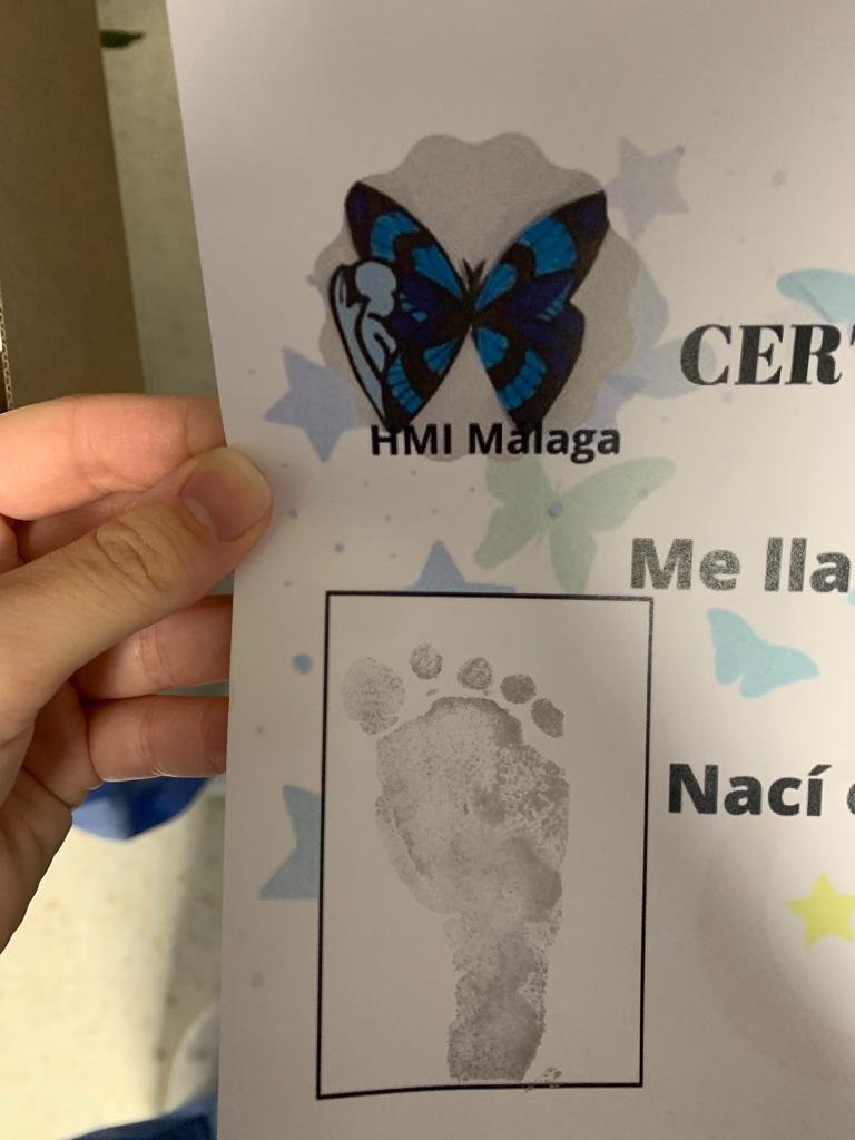 Parte de la cajita de los recuerdos que se ofrece a los padres