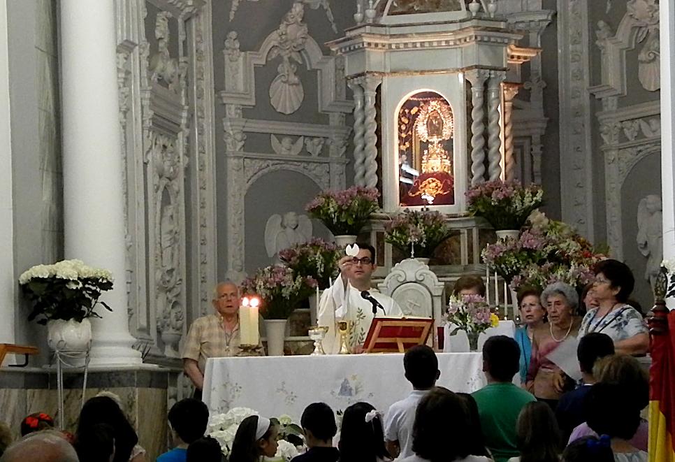 Monda peregrina al Santuario de la Fuensanta de Coín