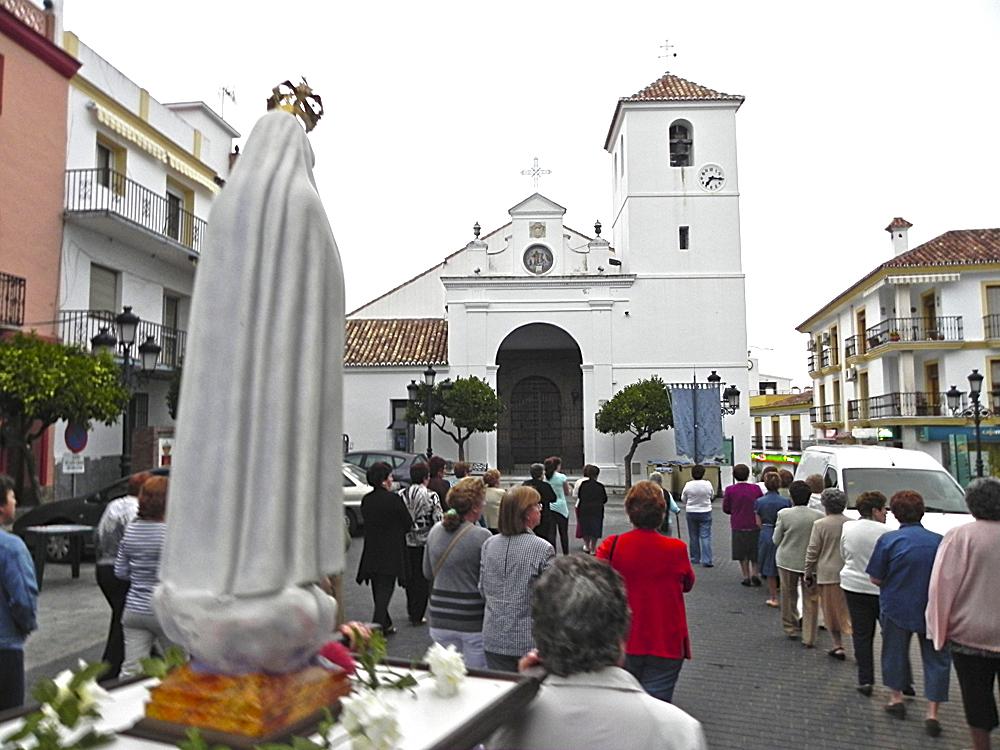 Rosario de la Aurora en Monda