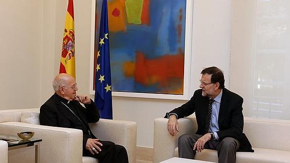 Mariano Rajoy recibe a Mons. Blázquez