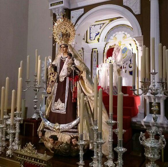 El Carmen de Fuengirola celebra la novena en honor a su titular