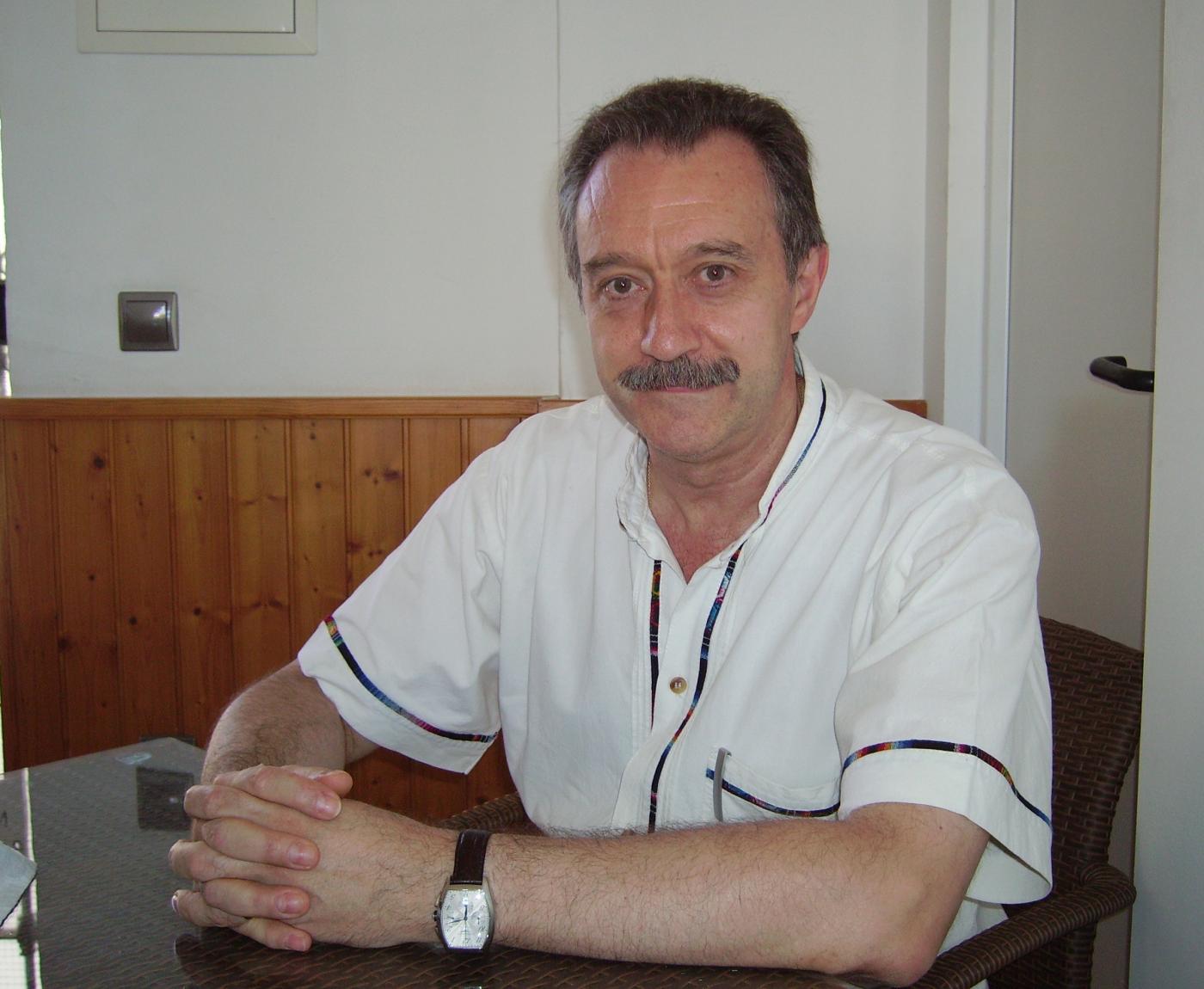 Juan Antonio Alonso durante la entrevista