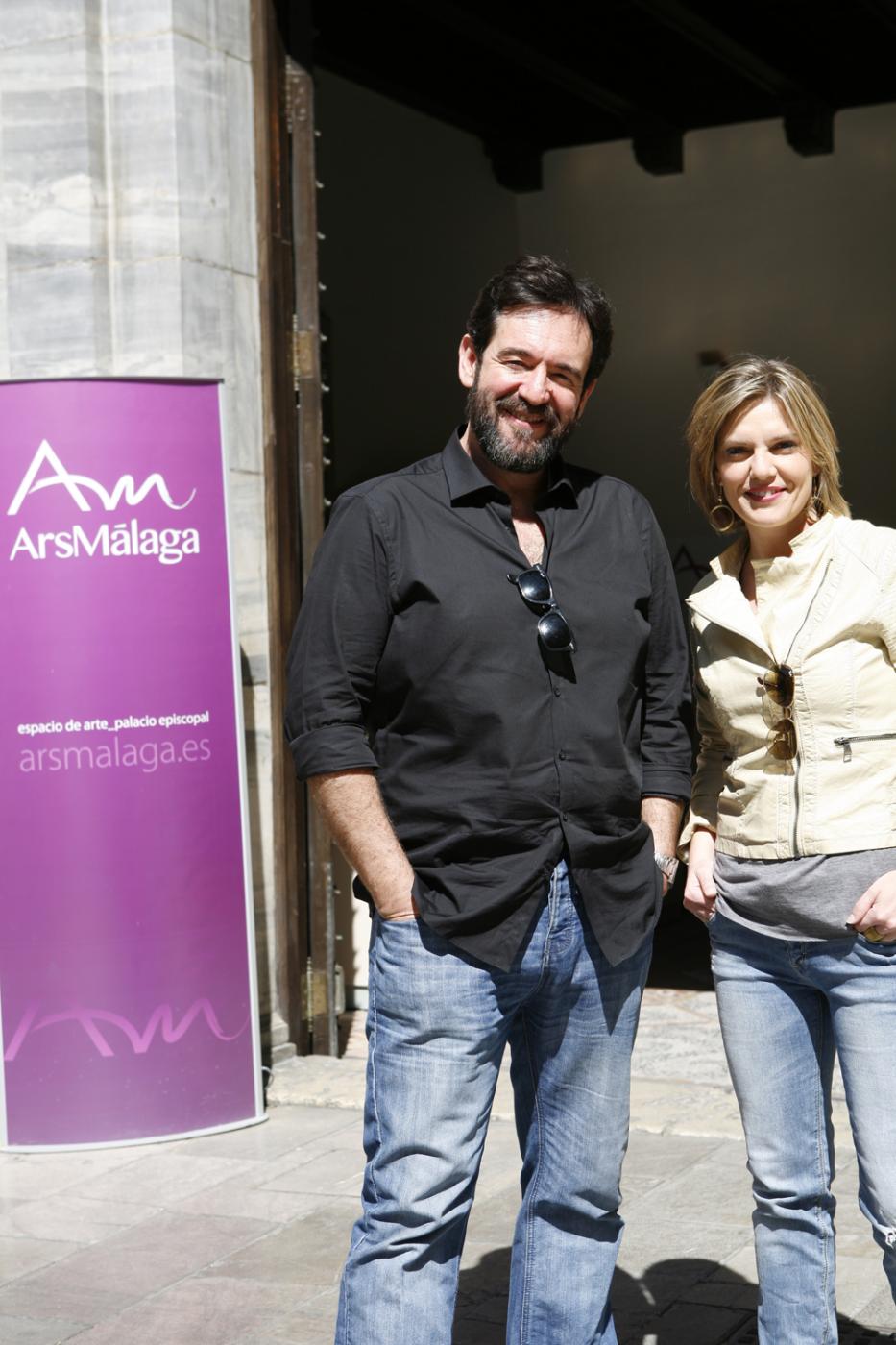 Enrique García con la actriz Virginia DeMorata