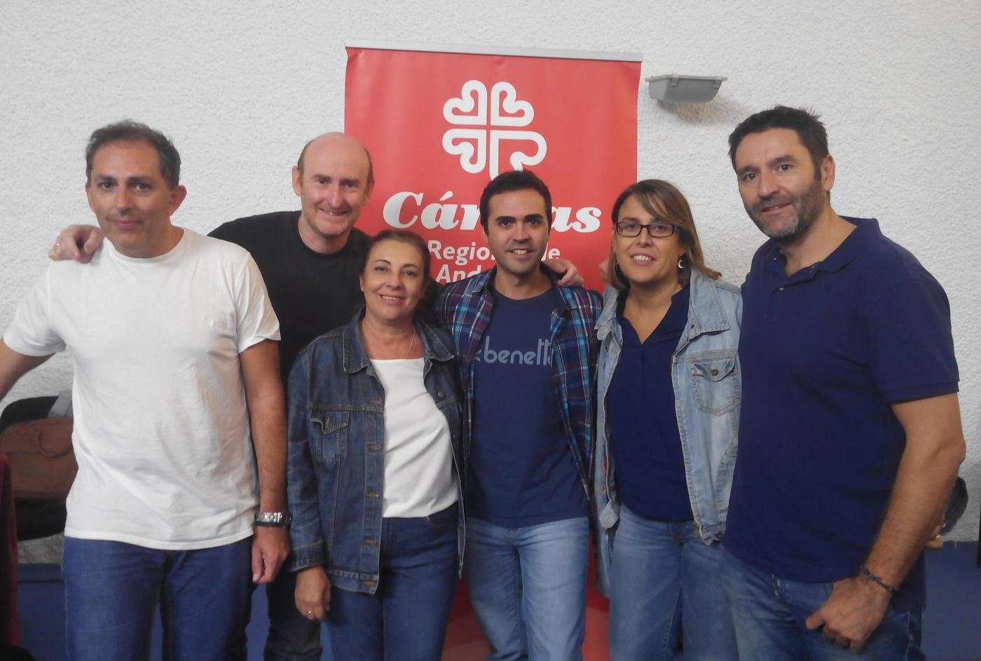 Técnicos malagueños en el IV Encuentro de Cáritas Regional