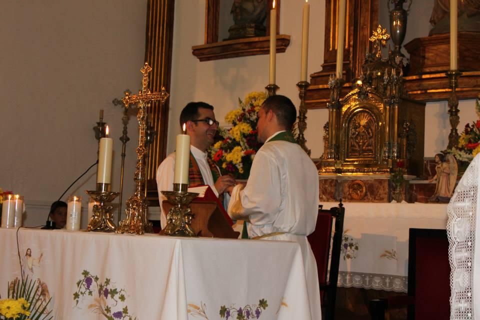 Toma de posesión de Maiquel Hernández, nuevo párroco de Monda