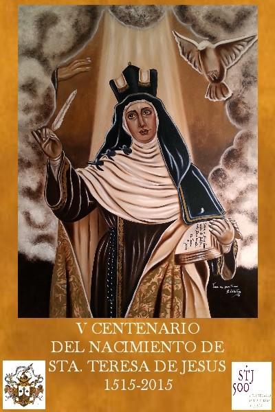 Cartel de Juan Carlos de la Torre para el V Centenario del Nacimiento de Santa Teresa