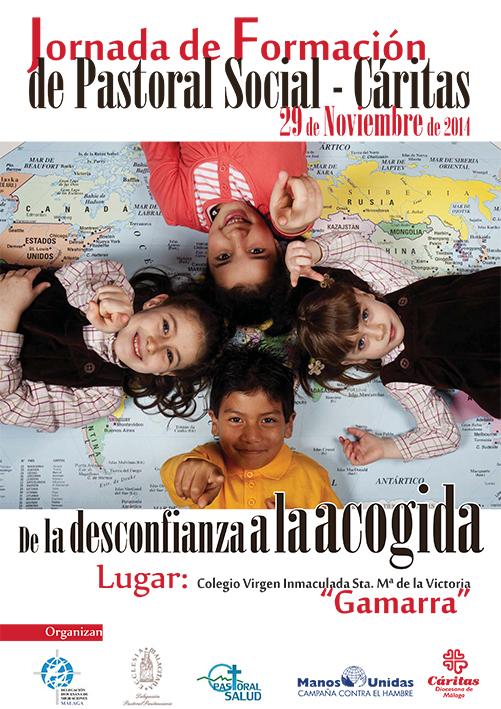 Cartel de las Jornadas de Formación de Pastoral Social y Cáritas