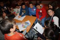 Grupo de niños en el encuentro