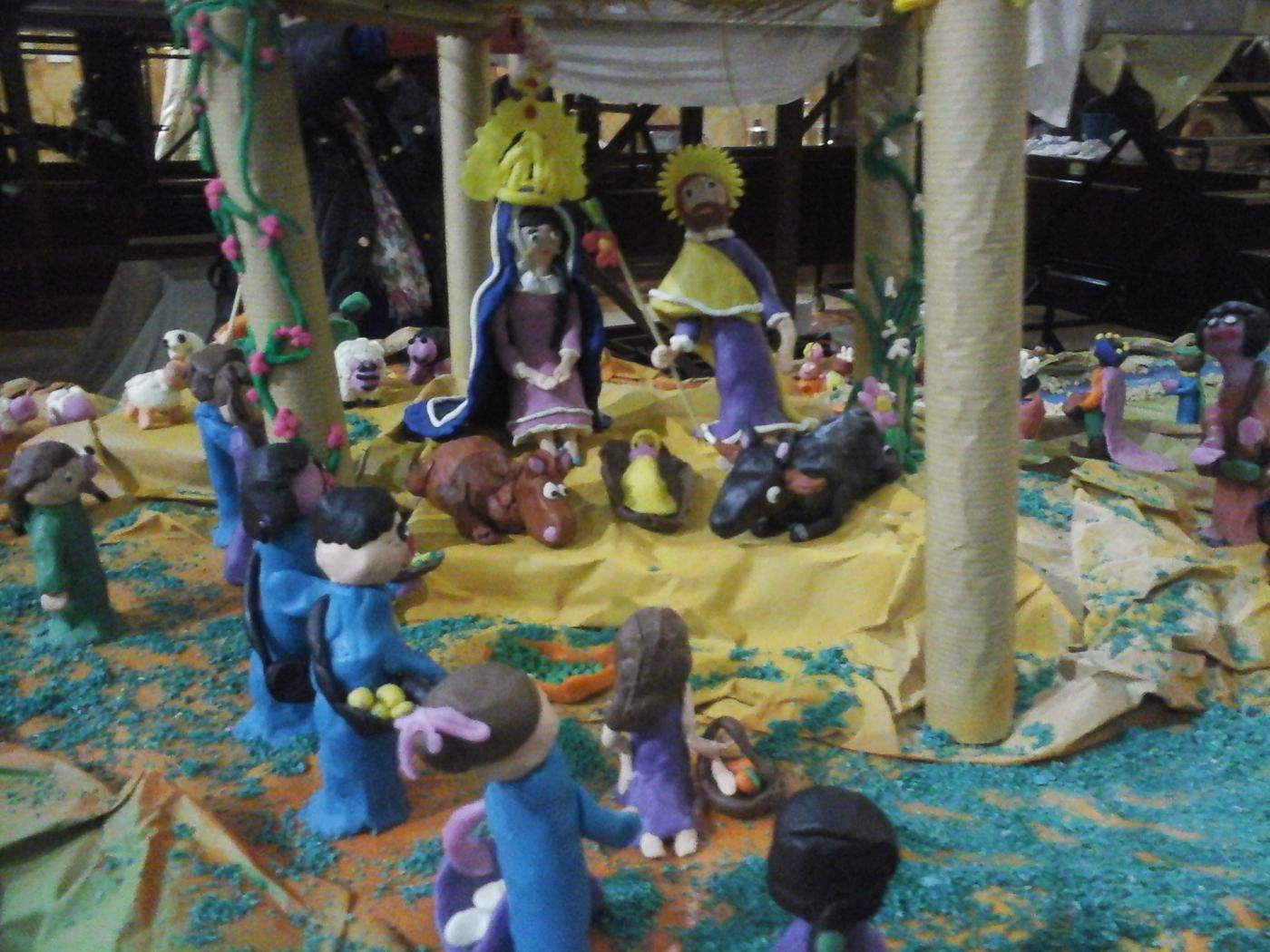 Un belén de plastilina en la Zamarrilla