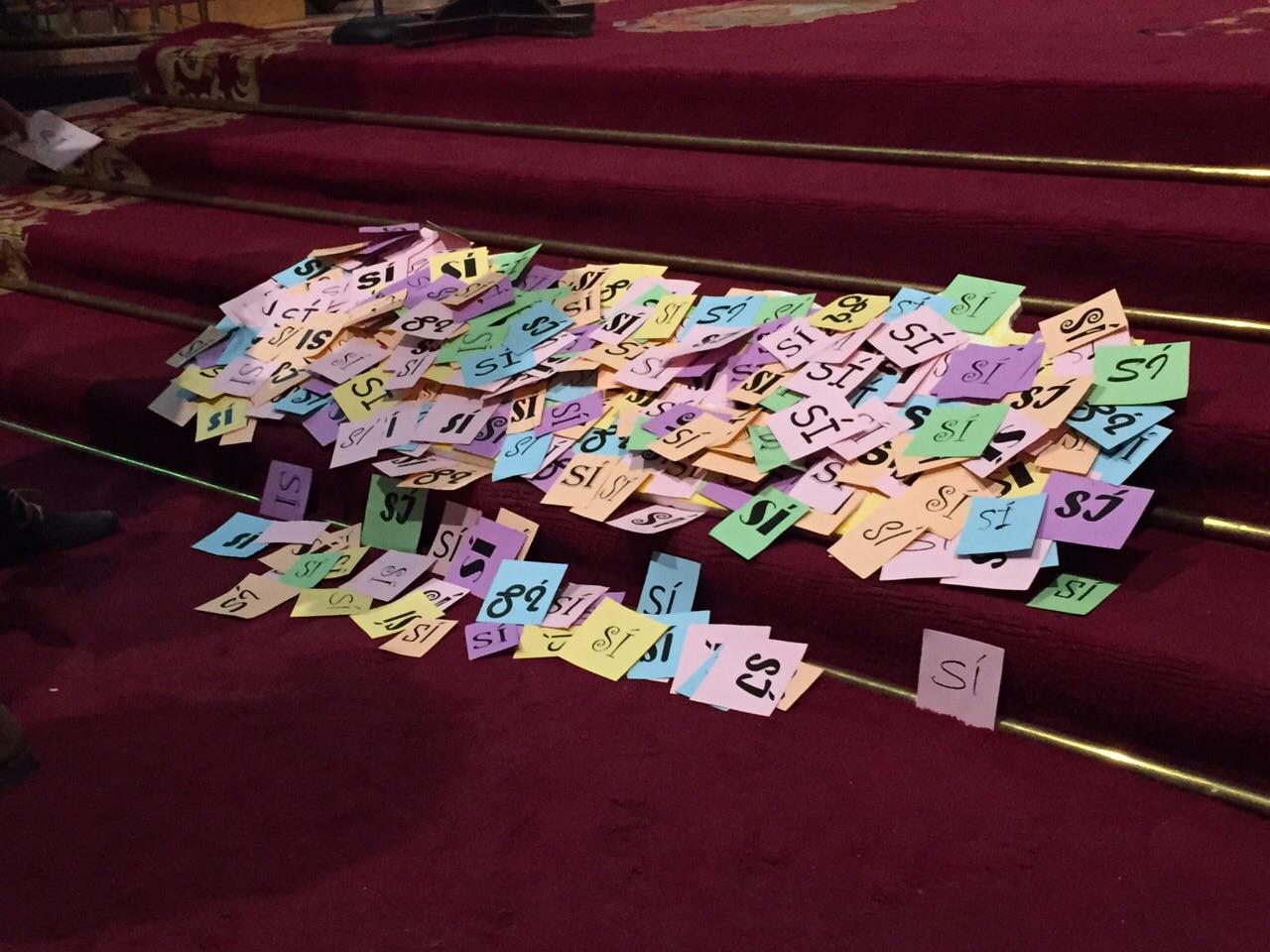 Los jóvenes dieron el sí, como la Patrona