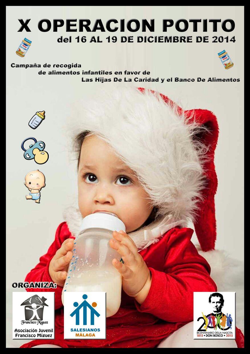 Cartel de la X Campaña de la Operación Potito