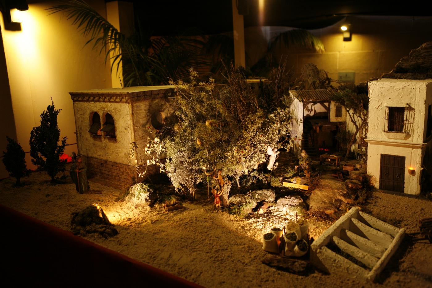 El belén de la Catedral se inspira en Málaga