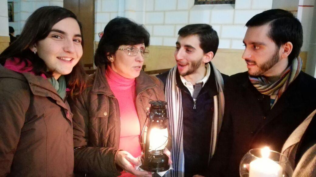 La luz de la Paz de Belén en su llegada a Melilla