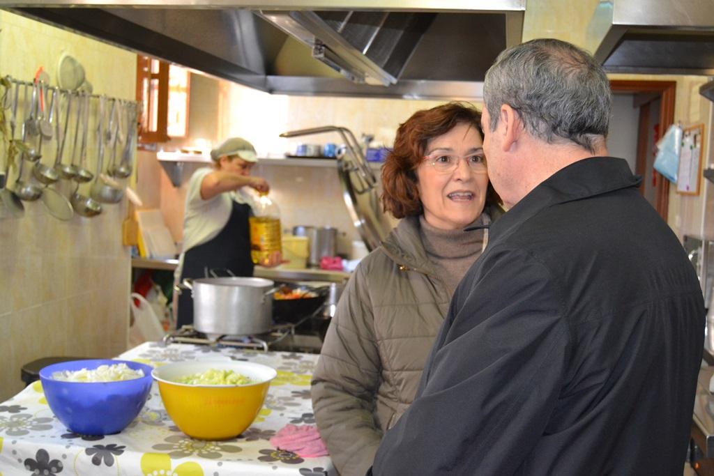 Visita al comedor de Santo Domingo