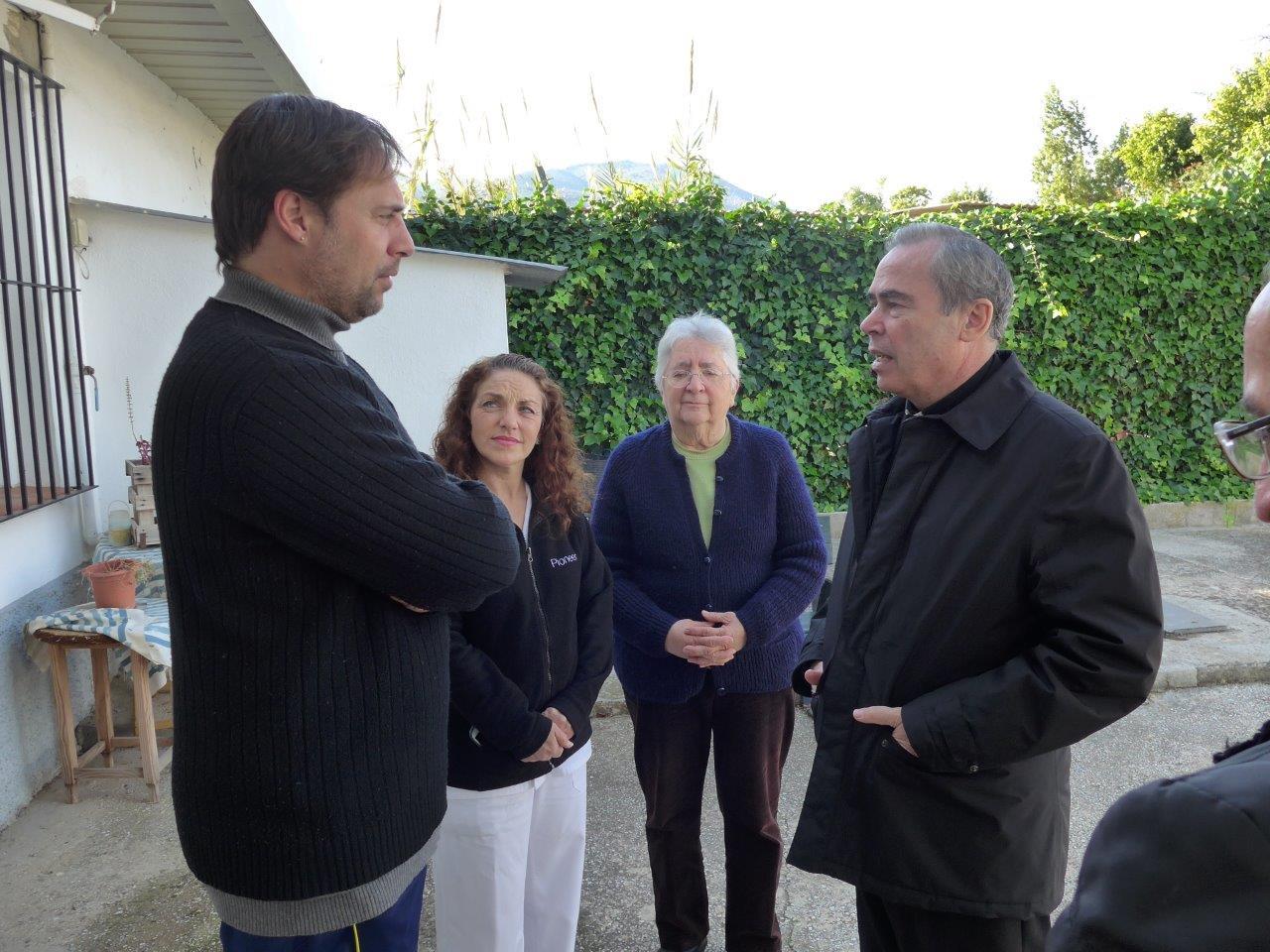 Visita del Sr. Obispo a la Casa de Acogida Colichet