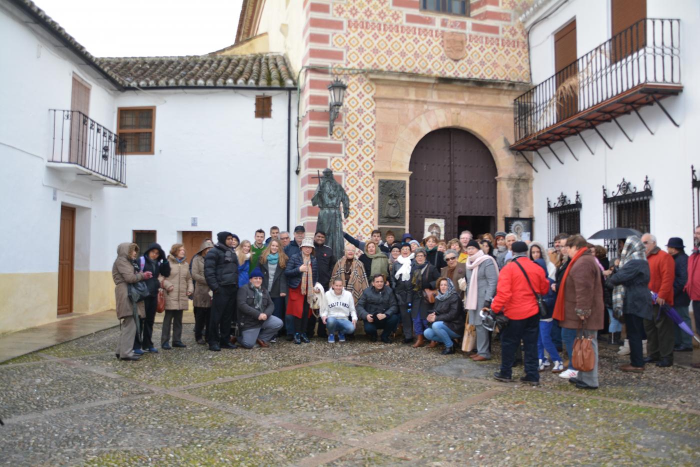Grupo de peregrinos del Arciprestazgo Marbella-Estepona
