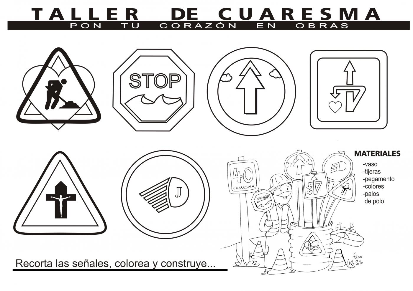 Taller de Cuaresma fotocopiable