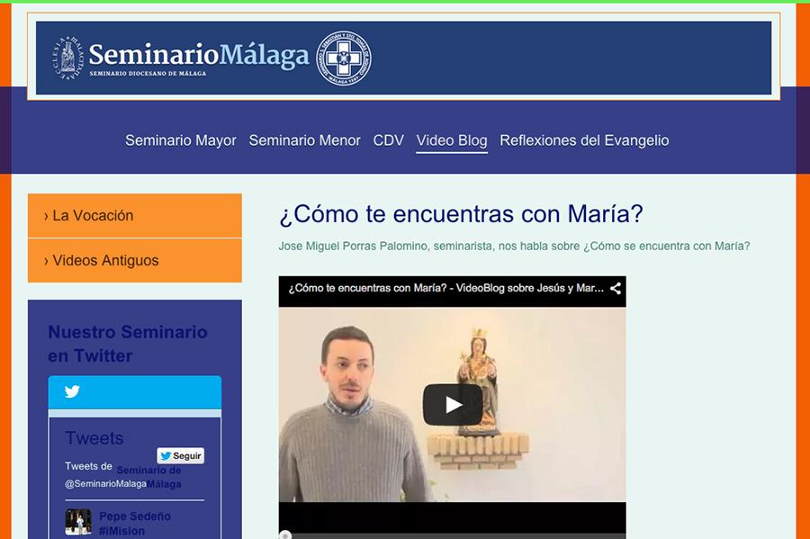 La nueva web del Seminario de Málaga duplica sus visitas