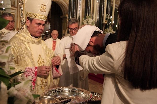 Bautismo en la Vigilia Pascual de 2015