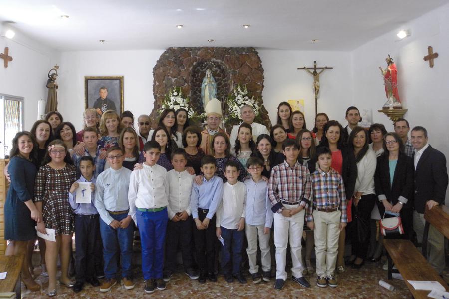 Grupo de confirmandos de El Valdés