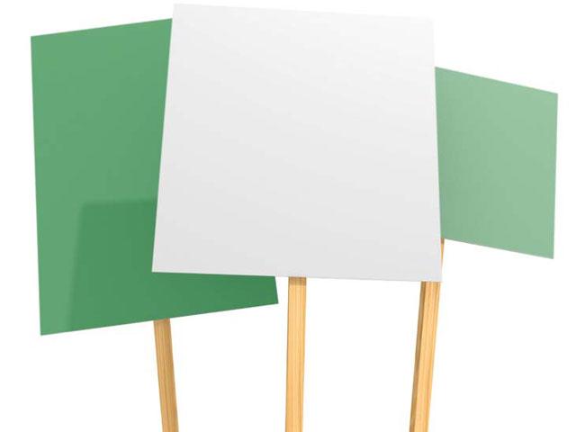 El otro palo de la pancarta