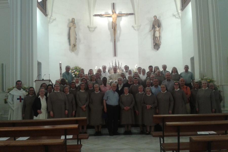 Participantes en el encuentro de la Vida Consagrada en Antequera