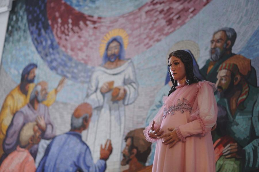 Málaga cuenta con una nueva imagen de la Virgen embarazada