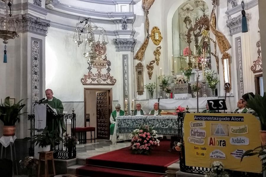Misa de clausura de la Visita Pastoral al arciprestazgo de Álora