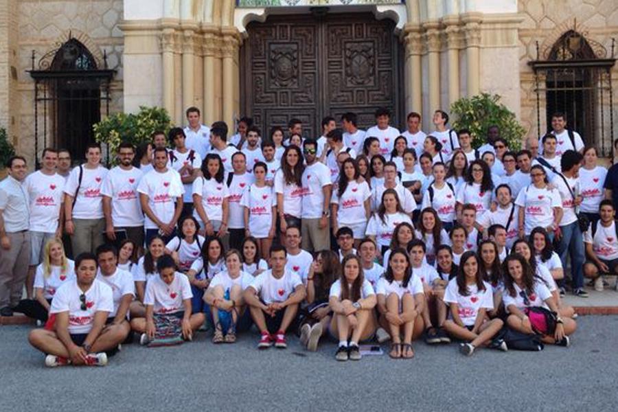 Sesenta y tres jóvenes en el Campo de Trabajo Lázaro