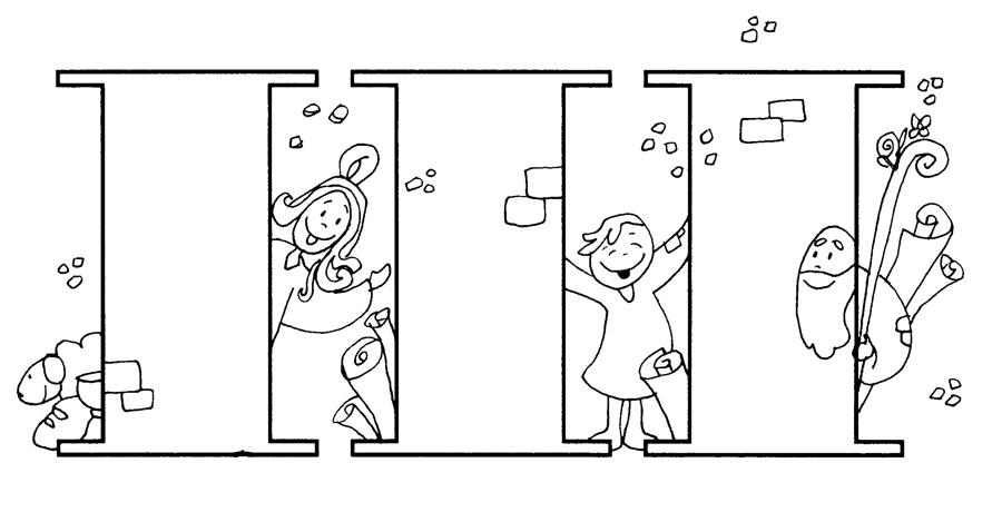 III. «Santificarás las fiestas» para colorear