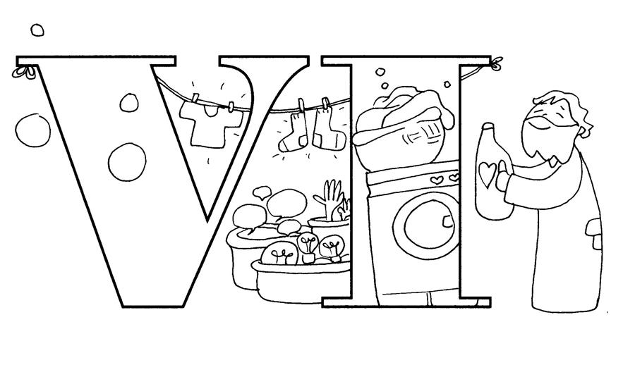 VI. «No cometerás actos impuros» para colorear