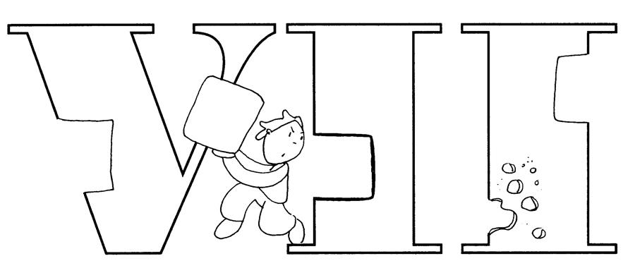 VII. «No robarás» para colorear