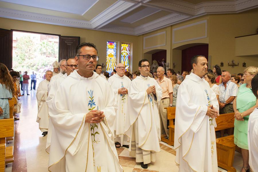 Eucaristía de la Festividad de Ntra. Sra. del Carmen Coronada, en Estepona 2015