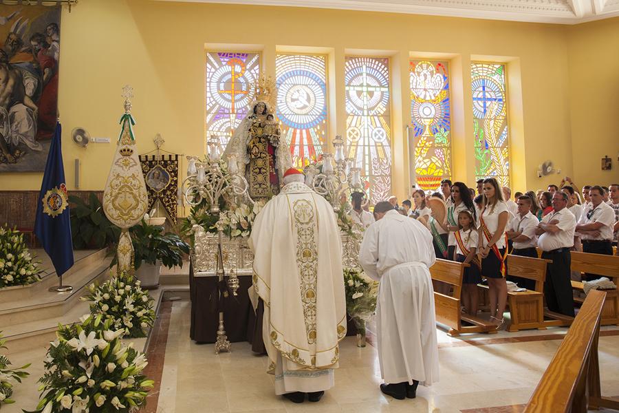 Eucaristía de la Festividad de Ntra. Sra. del Carmen Coronada, en Estepona 2015