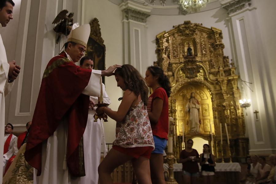 El Obispo de Málaga envía a los más de 500 jóvenes al EEJ en Ávila