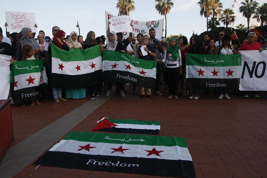 Concentración en la Plaza de la Marina de Málaga