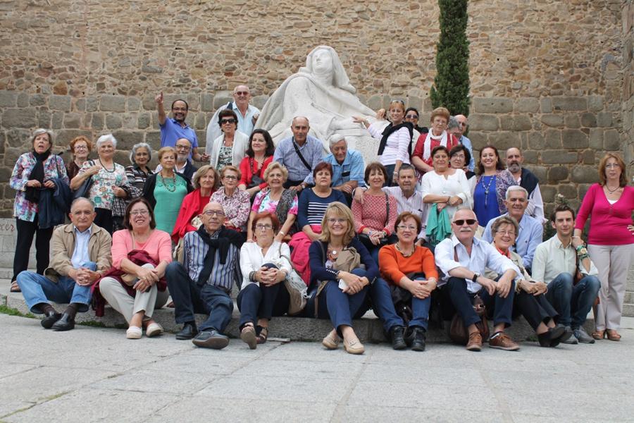 Cuarenta peregrinos malagueños visitan Ávila