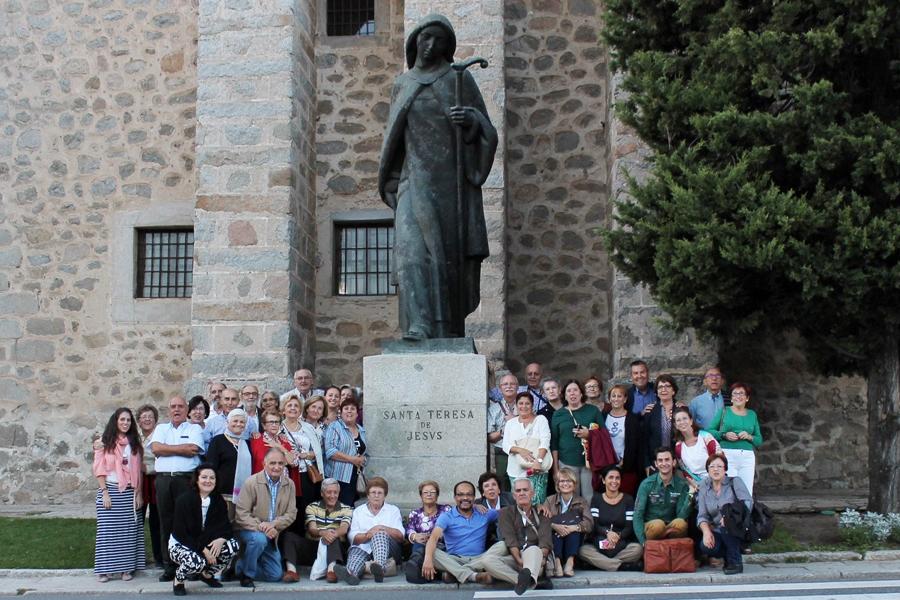 Peregrinos de la diócesis de Málaga en Ávila
