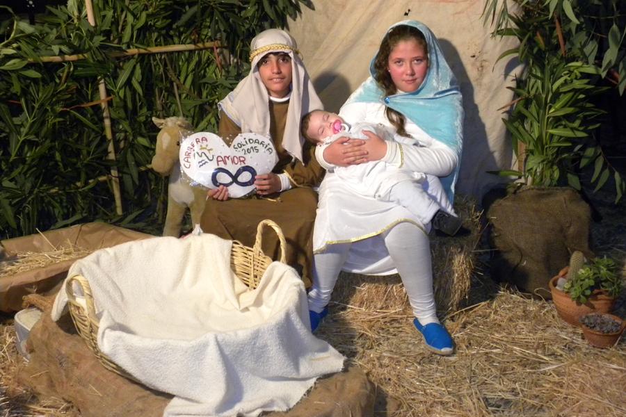 IV Belén viviente en el colegio Ntra. Sra. de Lourdes, El Valdés