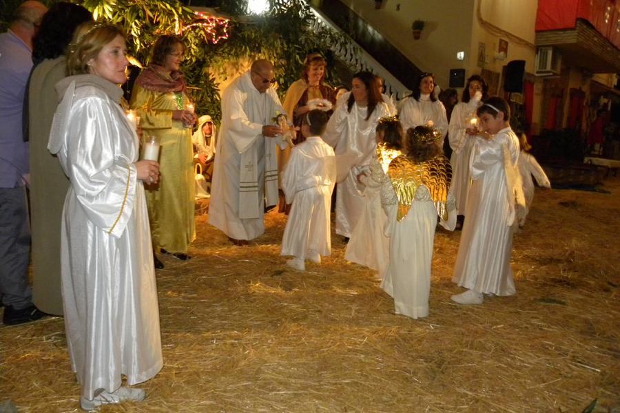 IV Belén viviente en el colegio Ntra. Sra. de Lourdes, El Valdés