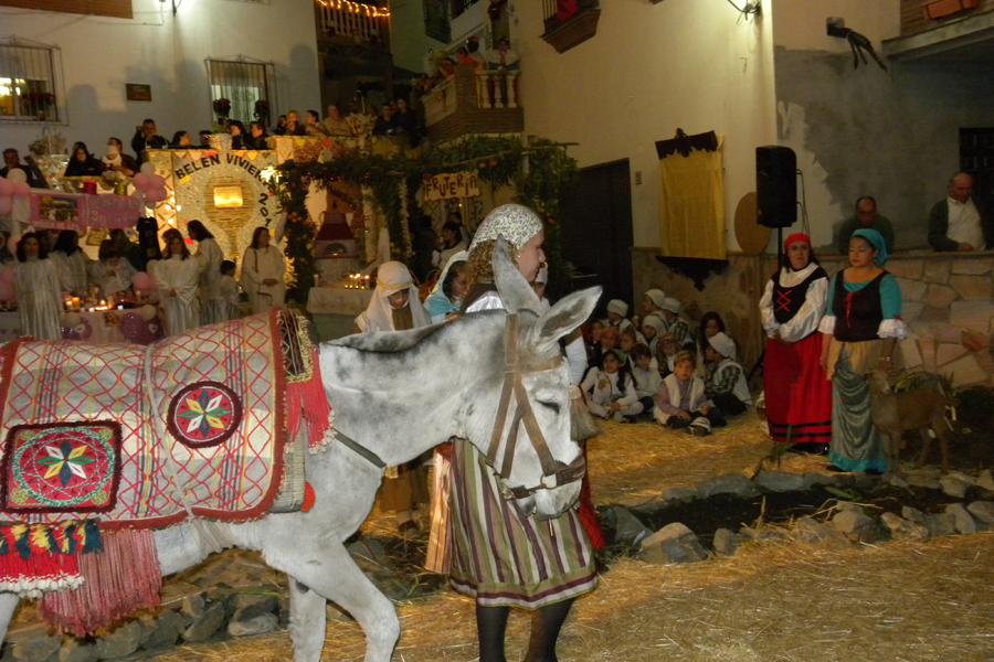 IV Belén viviente en el colegio Ntra. Sra. de Lourdes, El Valdés
