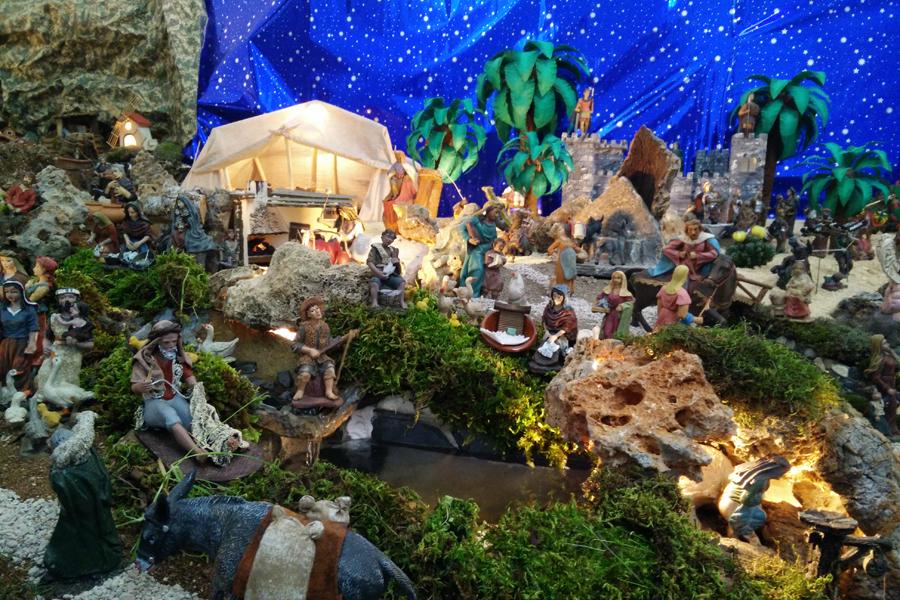 Belén de la parroquia de San Antonio de Padua, Alpandeire