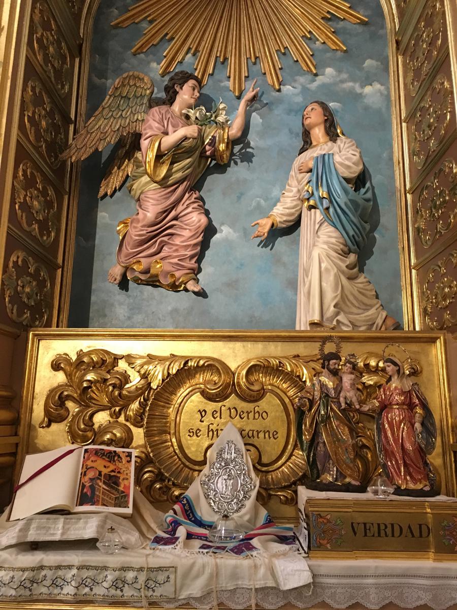 "Escenas" del belén de la parroquia de la Encarnación de Marbella