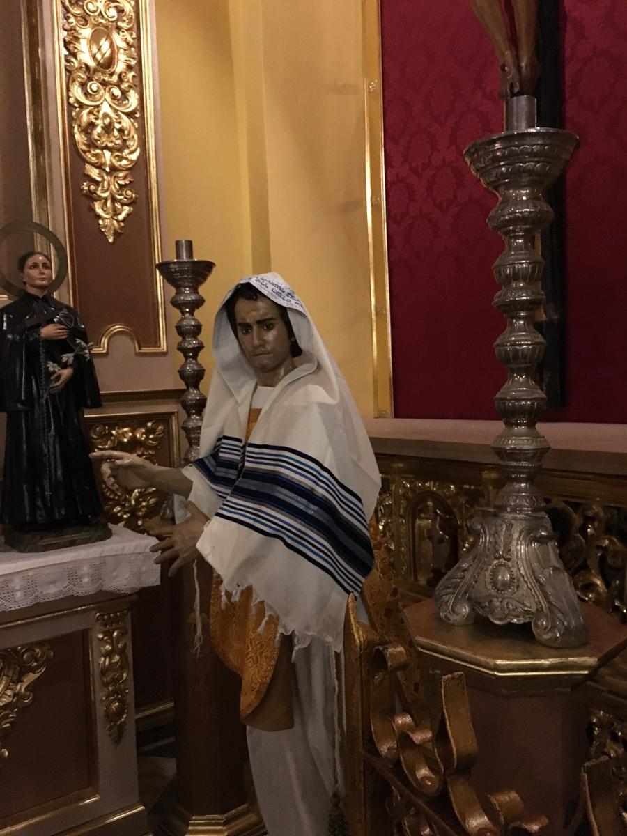 "Escenas" del belén de la parroquia de la Encarnación de Marbella