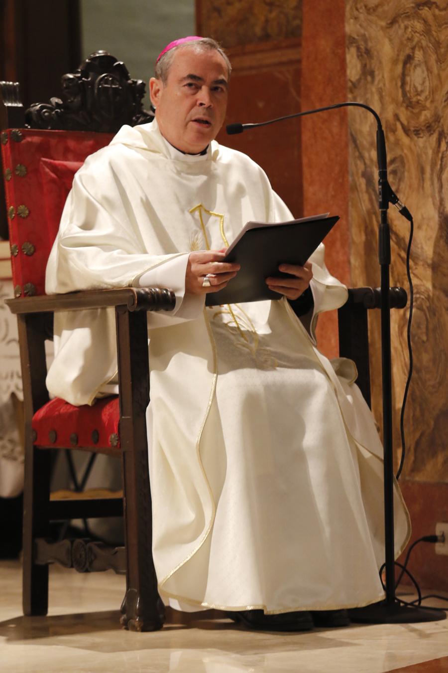 Eucaristía en la iglesia del Santo Cristo de la Salud con motivo de la restauración (Málaga)