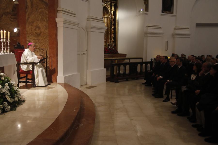 Eucaristía en la iglesia del Santo Cristo de la Salud con motivo de la restauración (Málaga)