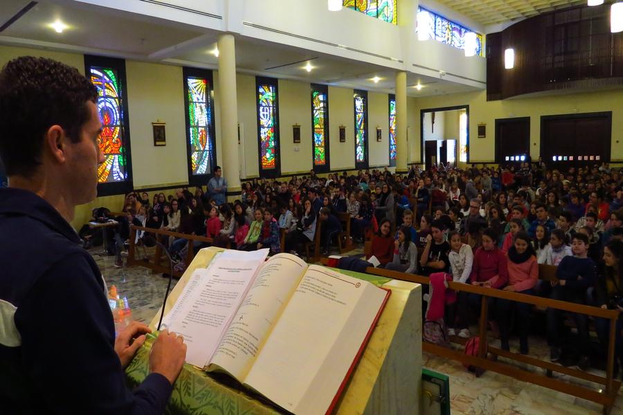Momento del encuentro celebrado en La Amargura