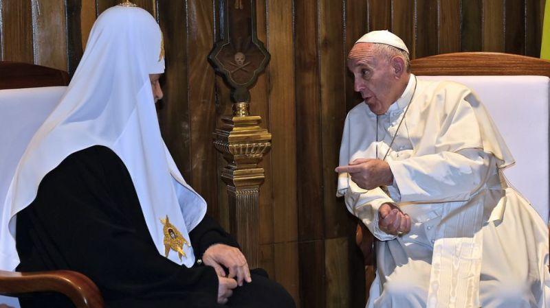 Papa Francisco y Patriarca Kirill